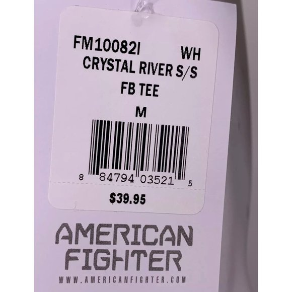 AMERICAN FIGHTER Men's T-Shirt S/S CRYSTAL RIVER - Picture 6 of 9